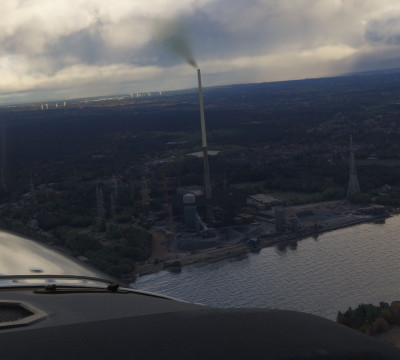 chimney on top, closer